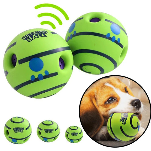 GigglePup™ – Interactive Sound Ball for Dogs 🎶 Emits playful giggles when rolled or shaken 🐾 Keeps your pup entertained & active ✔️ No batteries | Soft-touch design | Dog-safe