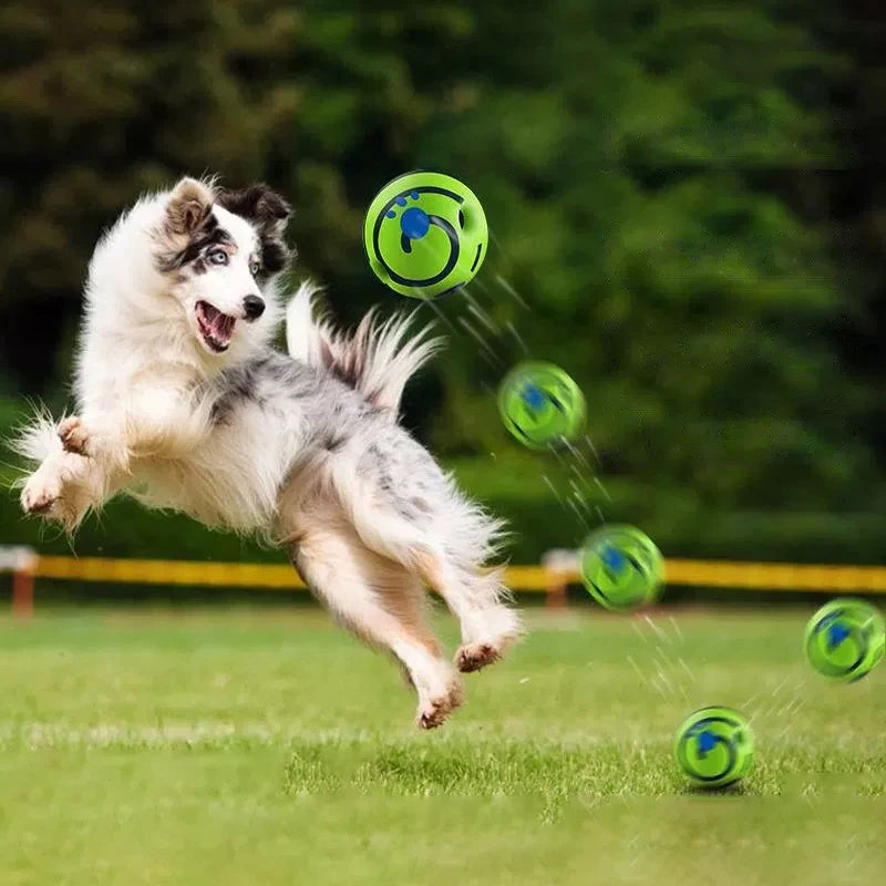 GigglePup™ – Interactive Sound Ball for Dogs 🎶 Emits playful giggles when rolled or shaken 🐾 Keeps your pup entertained & active ✔️ No batteries | Soft-touch design | Dog-safe