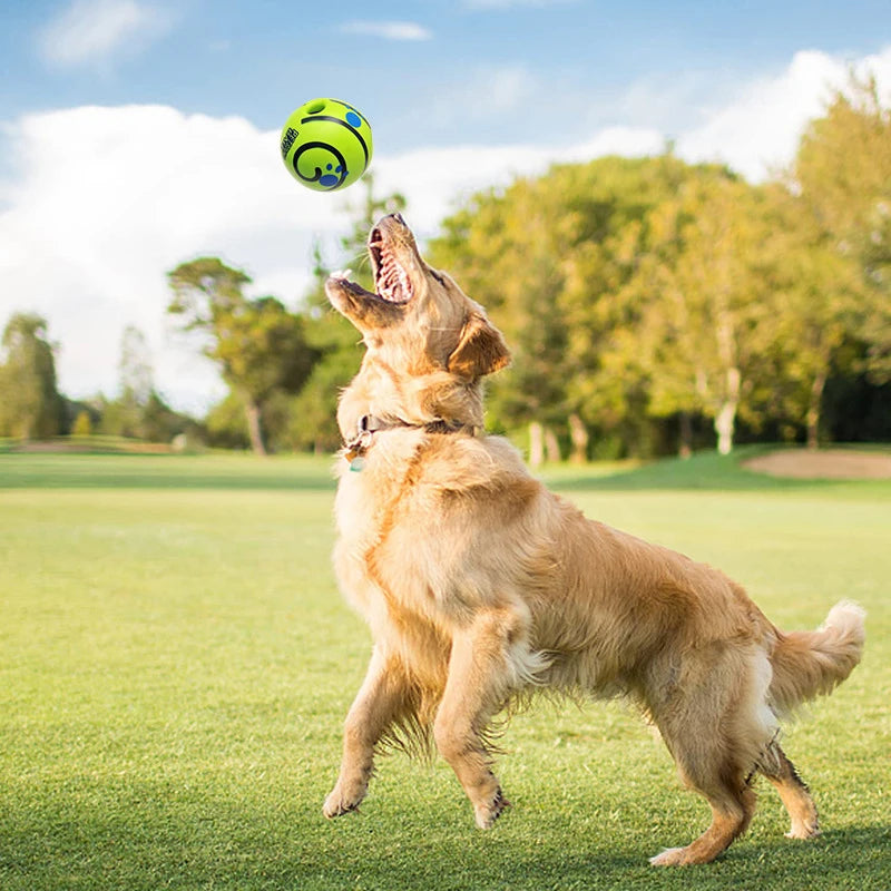 GigglePup™ – Interactive Sound Ball for Dogs 🎶 Emits playful giggles when rolled or shaken 🐾 Keeps your pup entertained & active ✔️ No batteries | Soft-touch design | Dog-safe