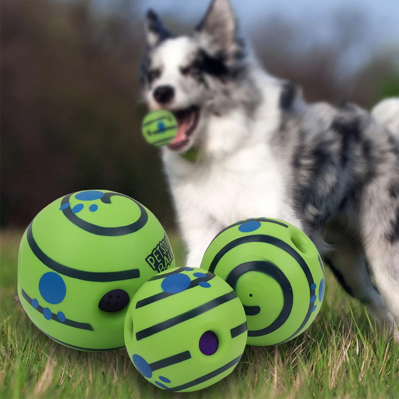 GigglePup™ – Interactive Sound Ball for Dogs 🎶 Emits playful giggles when rolled or shaken 🐾 Keeps your pup entertained & active ✔️ No batteries | Soft-touch design | Dog-safe