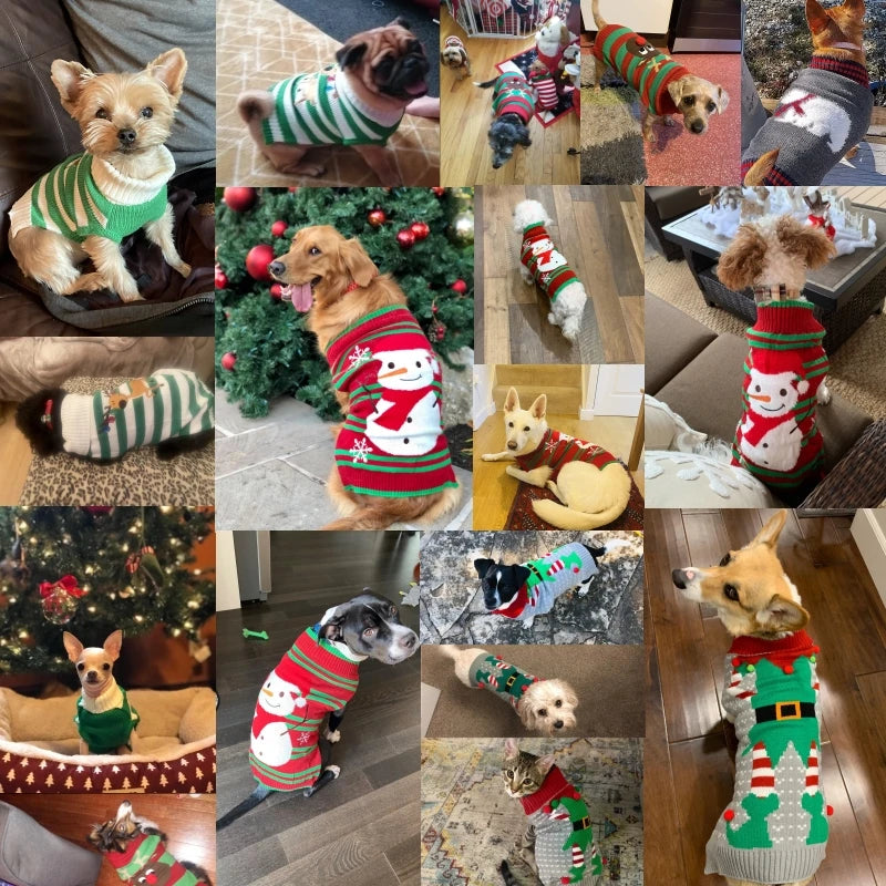 Cozy Christmas Dog Sweater