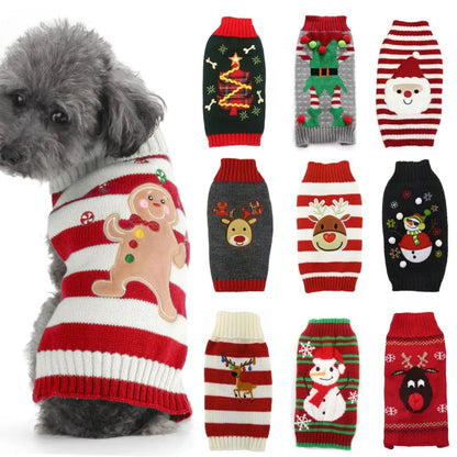 Cozy Christmas Dog Sweater